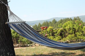 Relax in the hammock