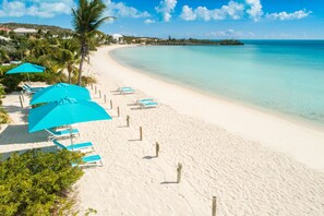 Sapodilla Bay Beach with its sugary white sand and crystal clear water!