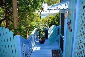 View From Deck outside Front Door of Lower Level