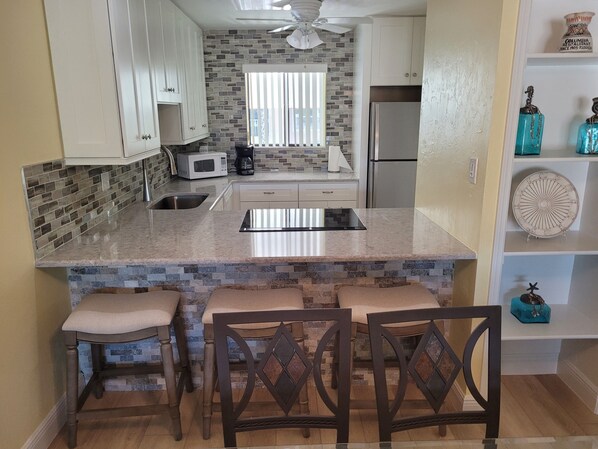 View of Kitchen from Dining Room