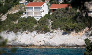 View of Angel of the Adriatic from the sea