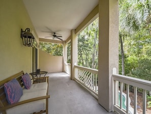 Balcony Off Living Room at 218 Cordillo Parkway