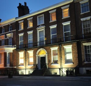 Front of property – evening/night