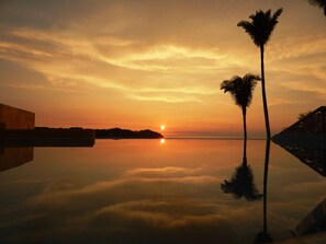 Infinity pool on the roof top available for all of our guests