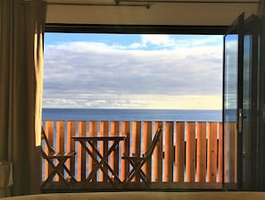 Blick vom Balkon