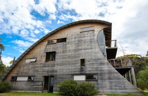 Southern side of Bournda Wave House