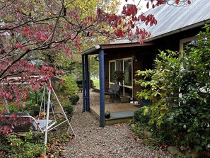 Entrance to the cottage.