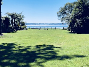View back down the property to the lake