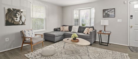 Unwind on the sectional sofa w/ left chaise -put your feet up & relax-