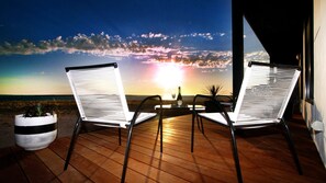 Black Villa deck view