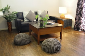 Lovely light filled lounge to relax in