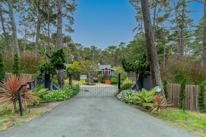 Fenced entrance