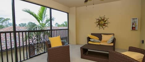 This Lanai is on the Front of the Vacation Rental Where the Front Door is Located