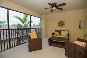 This Lanai is on the Front of the Vacation Rental Where the Front Door is Located