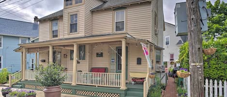 Ocean Grove Vacation Rental | 3BR | 2BA | 1,100 Sq Ft | Stairs Required