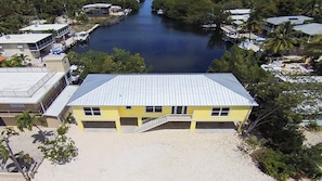 Aerial view of the house!