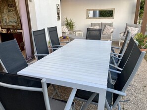 Enjoy dining alfresco