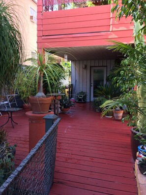 Front Patio to entry