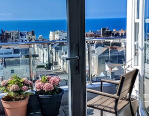 View from one of the two roof terraces