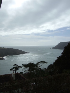 View up Salcombe Estuary  Southwards towards the open sea.