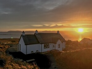 Sunrise over the cottage