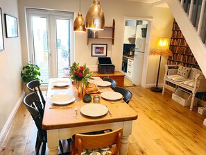 Open plan dining area