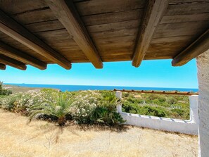 The sea view from the front patio