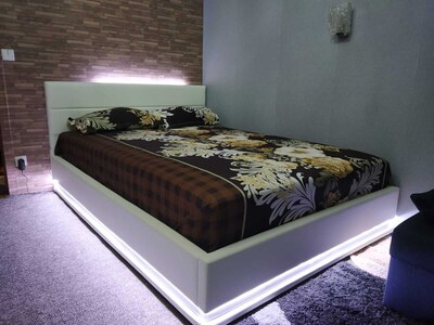 Bed with Ambient Light feature