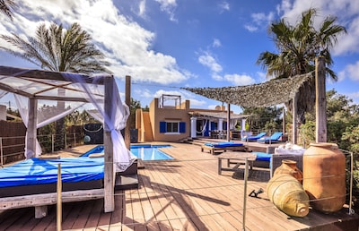 Traumhaft schönes Haus mit Blick auf Ibiza
