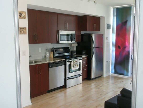 Kitchen with Granite Counter Tops