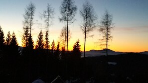 Sonnenaufgang im Garten