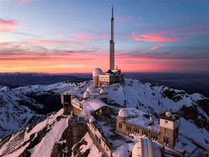 Blick von der Unterkunft