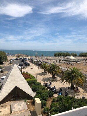 Vista para a praia ou o mar