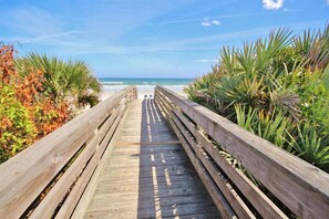 Private beach access