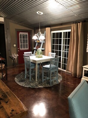 Cozy dining area