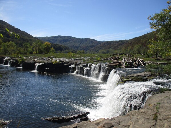 Beautiful Sandstone Falls on the New River - Hinton, West Virginia