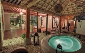 The Spa has both jacuzzi, quiet areas, and you can book a massage or facial.