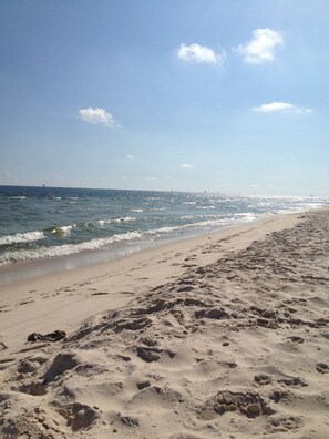 Enjoy our uncrowded sugar sands beach!   Gulf of Mexico at its best!         