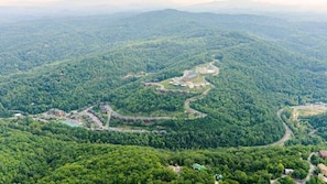 Overall view from top of mountain across hwy from WestGate