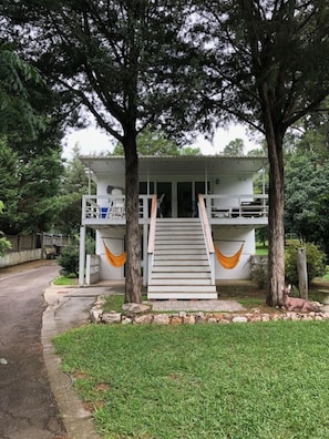 View looking at the back of the house