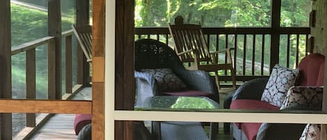 Screened porch area 