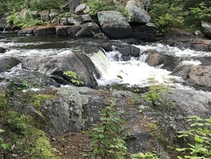 Waterfalls in front yard!!