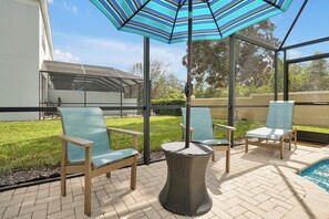 Our favorite spot to enjoy morning coffee or an afternoon cocktail!