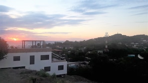 View of La Niña at sunset
