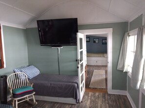 Master bedroom looking to living room 