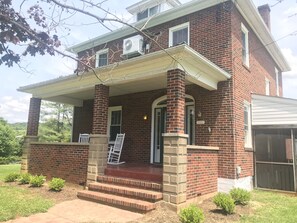 Front Porch with rocking chairs
