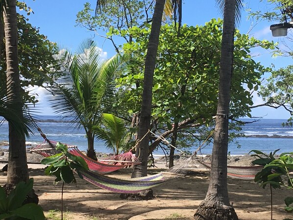 Enjoy Your Pura Vida Experinece really ON the Beach:)