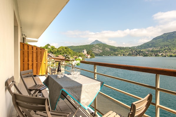 Annecy lake view balcony - Holiday rental 
