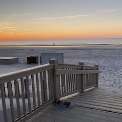 Walk down and enjoy the Sunrise in front of Villamare