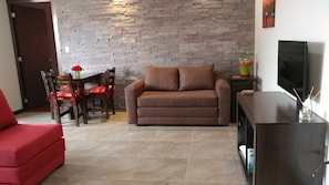 Living Space with 2 Sofa Beds